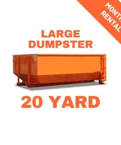 Rent a dumpster for 1 month in the Raleigh, Garner, Clayton area